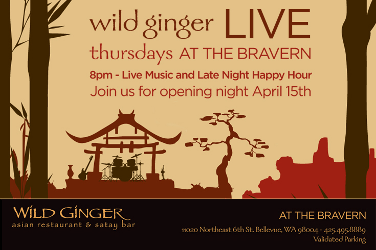 Wild Ginger Bravern Bellevue Live