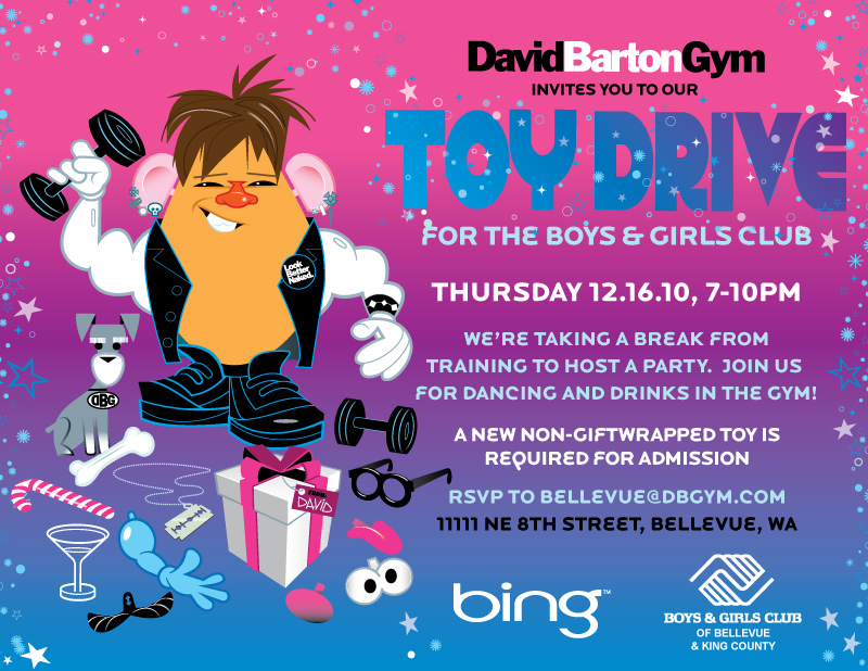 David Barton Gym Toy Drive