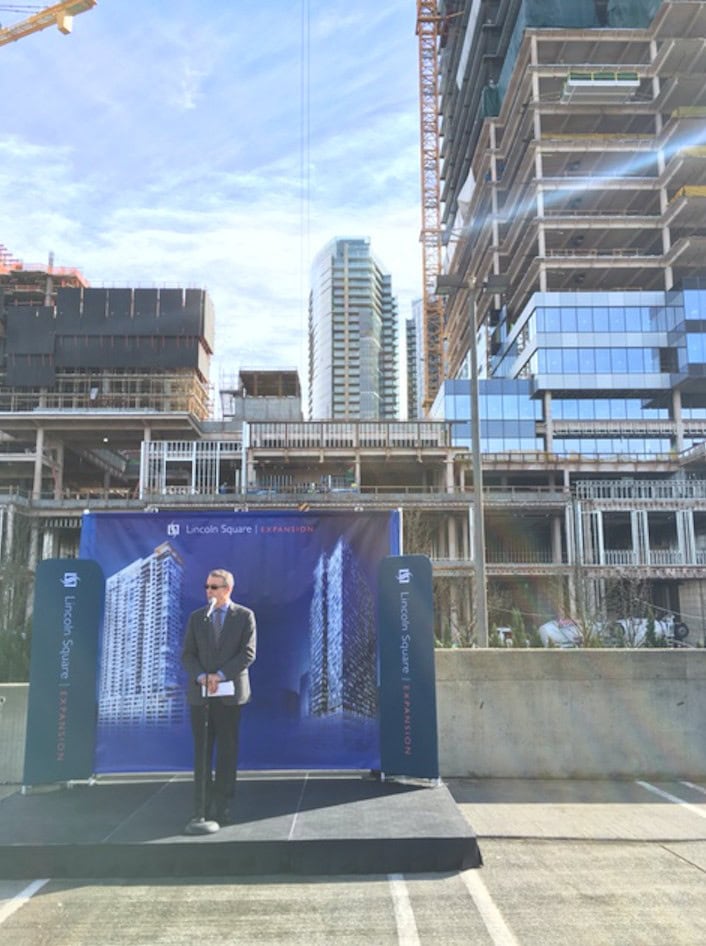 Lincoln Square Topping Off Event