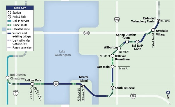 Sound transit light rail route map - stjulu