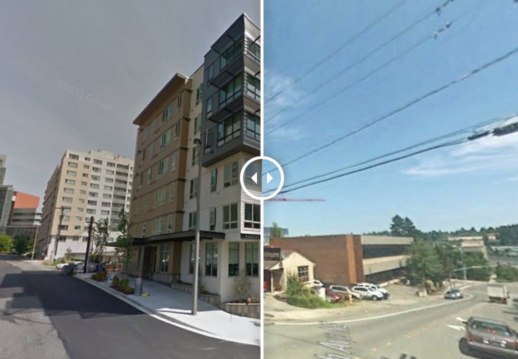 major complexes in downtown Bellevue