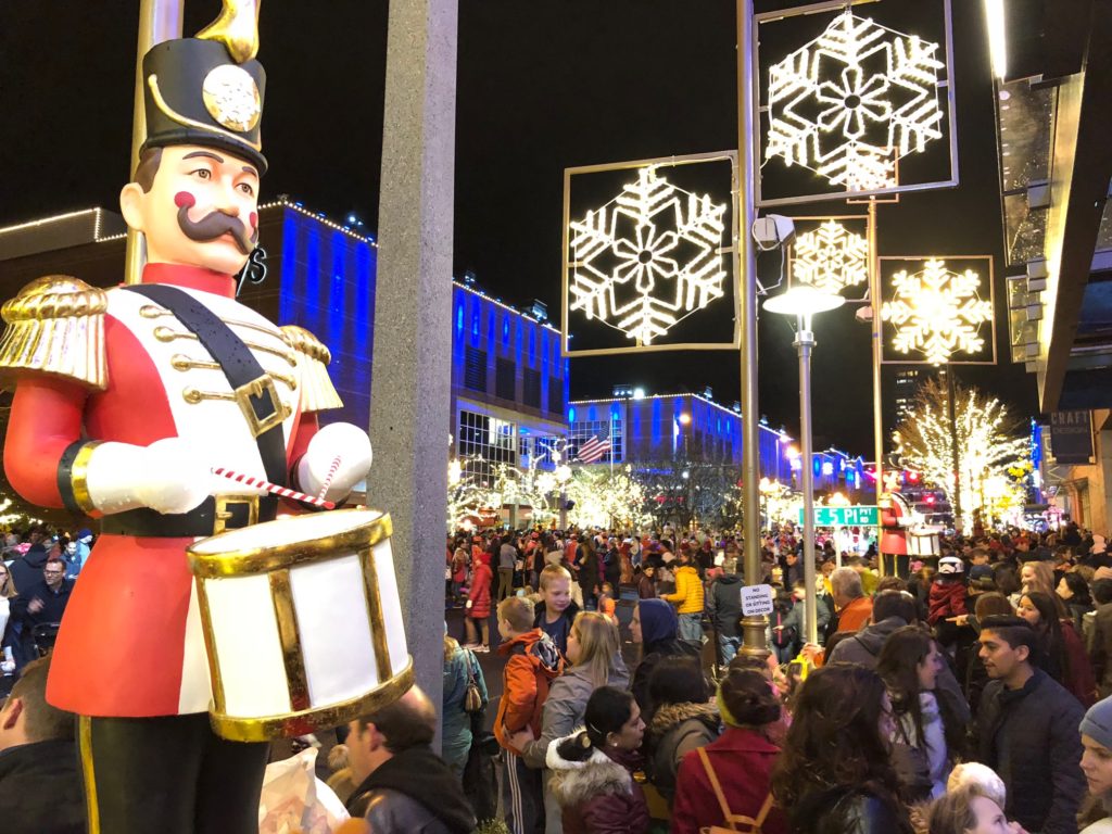 Downtown Bellevue Holiday Events - Snowflake Lane