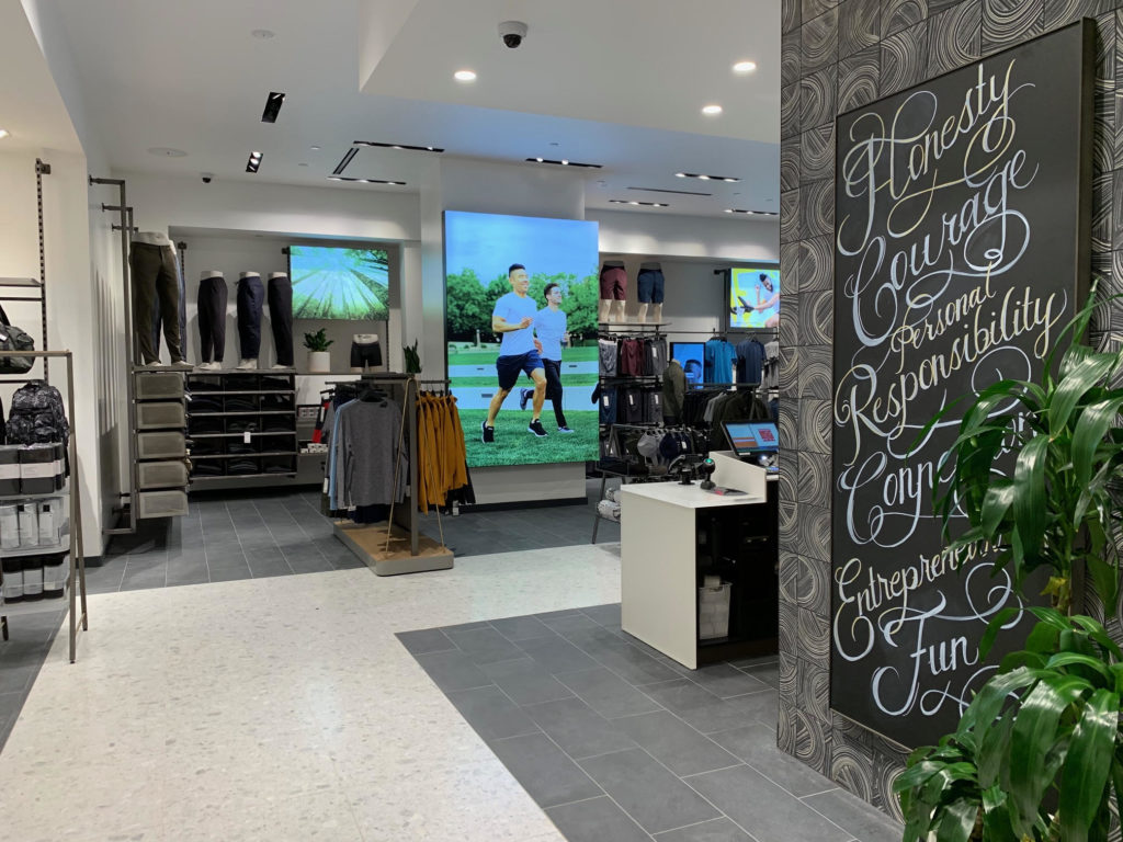 Lululemon's newly renovated AND expanded store is now OPEN