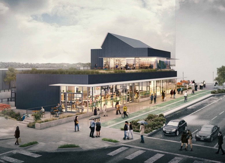 New Bike Pavilion Proposed for Bellevue's Spring District