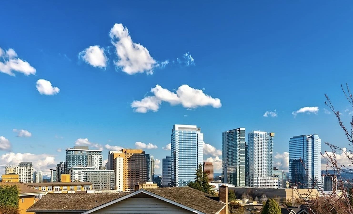 Vuecrest Home With Unobstructed Mt. Rainier and Bellevue Skyline Views