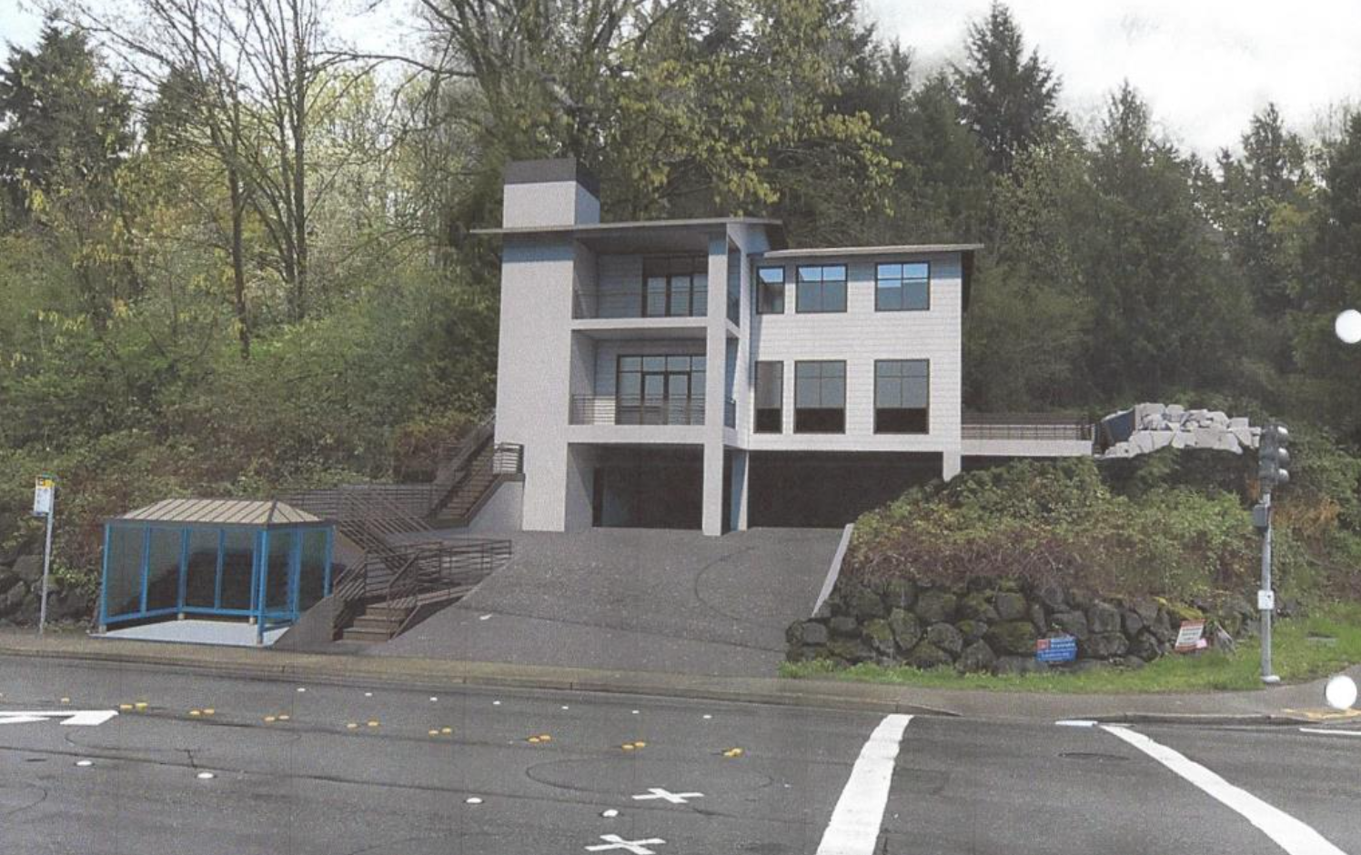 Proposed Building at Bellevue Way and Wolverine Way to Include Office Space and Two-Unit Apartment Proposed Building at Bellevue Way and Wolverine Way to Include Office Space and Two-Unit Apartment