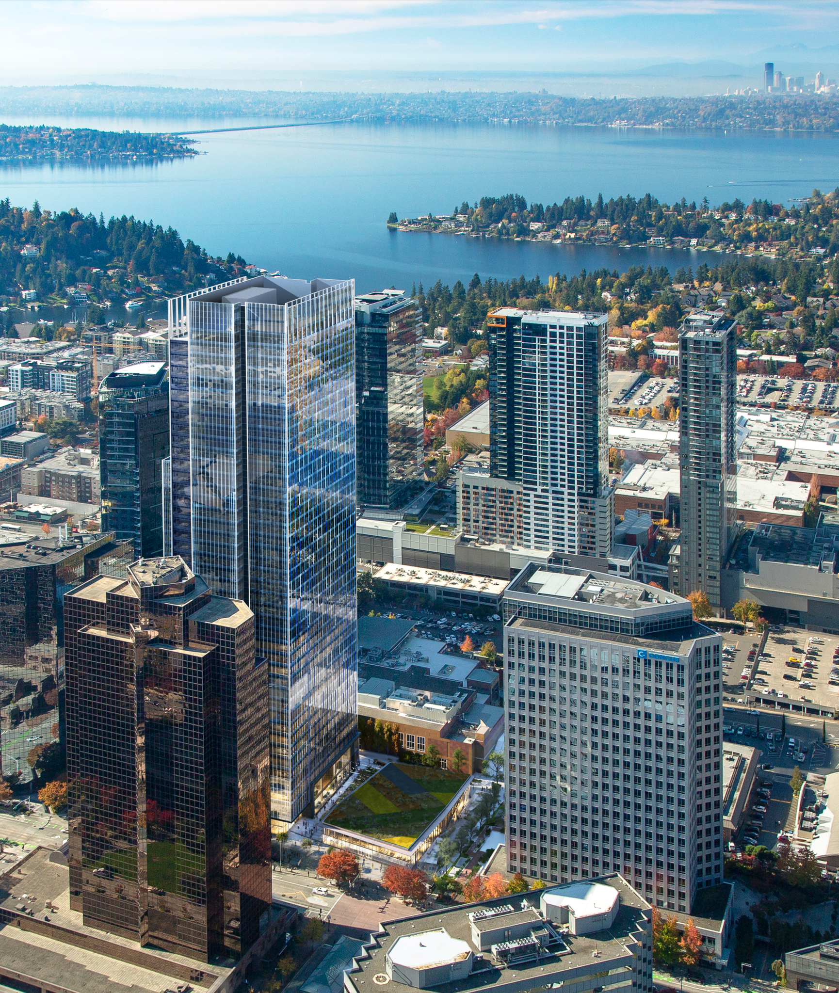 Amazon Office Tower in Bellevue