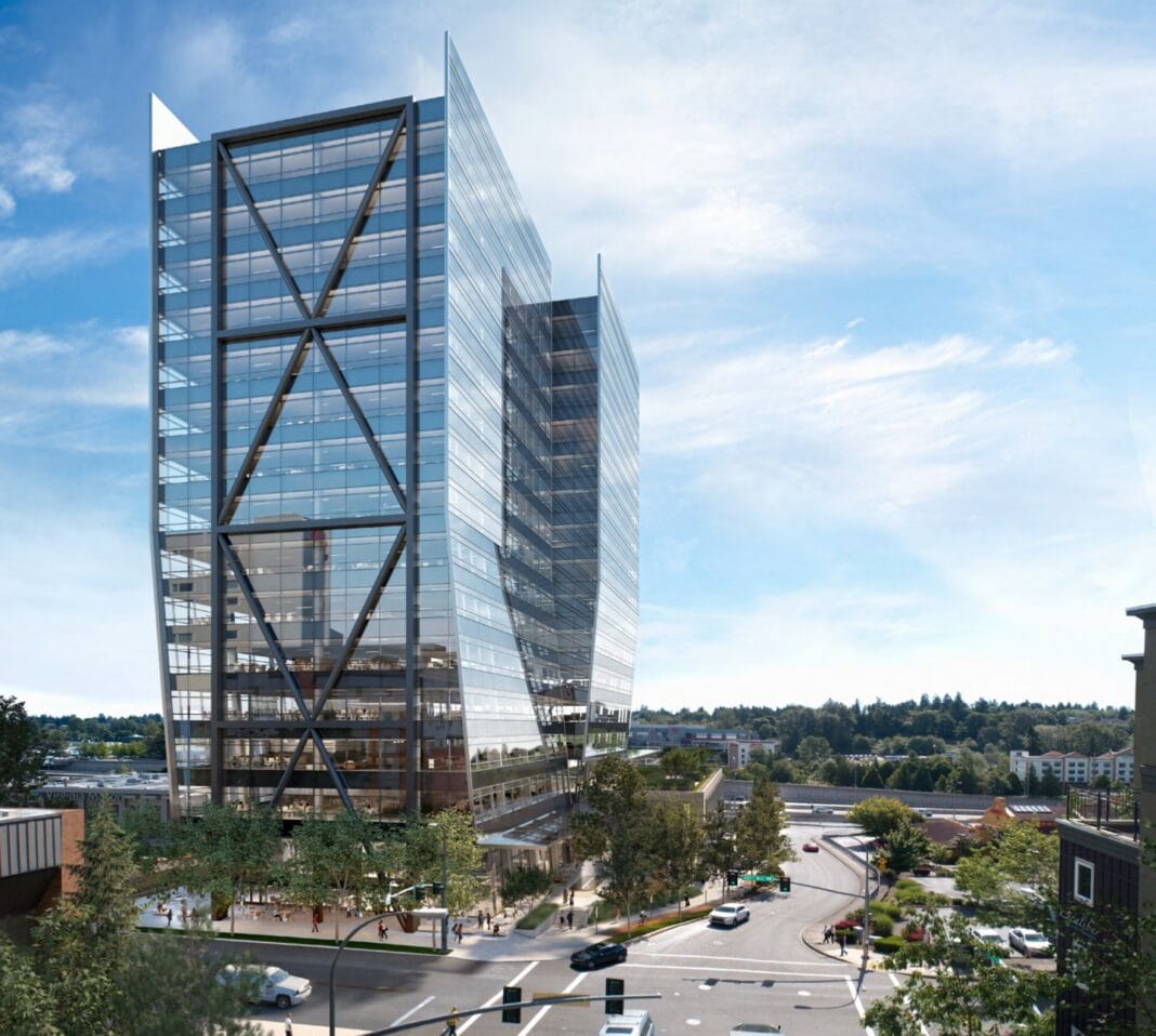 Proposed 16-Story Office Tower Receives Design Review Approval New U-shaped office tower on 112th in Bellevue