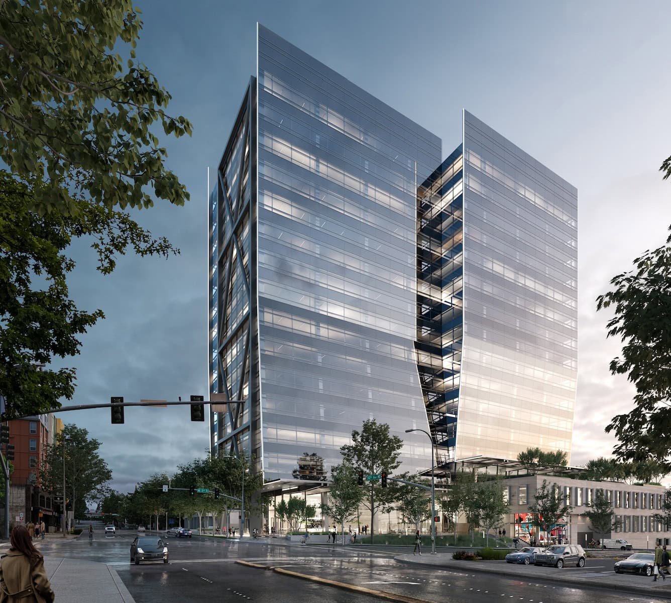 New U-Shaped Office Tower in Bellevue to Begin Construction in 2022