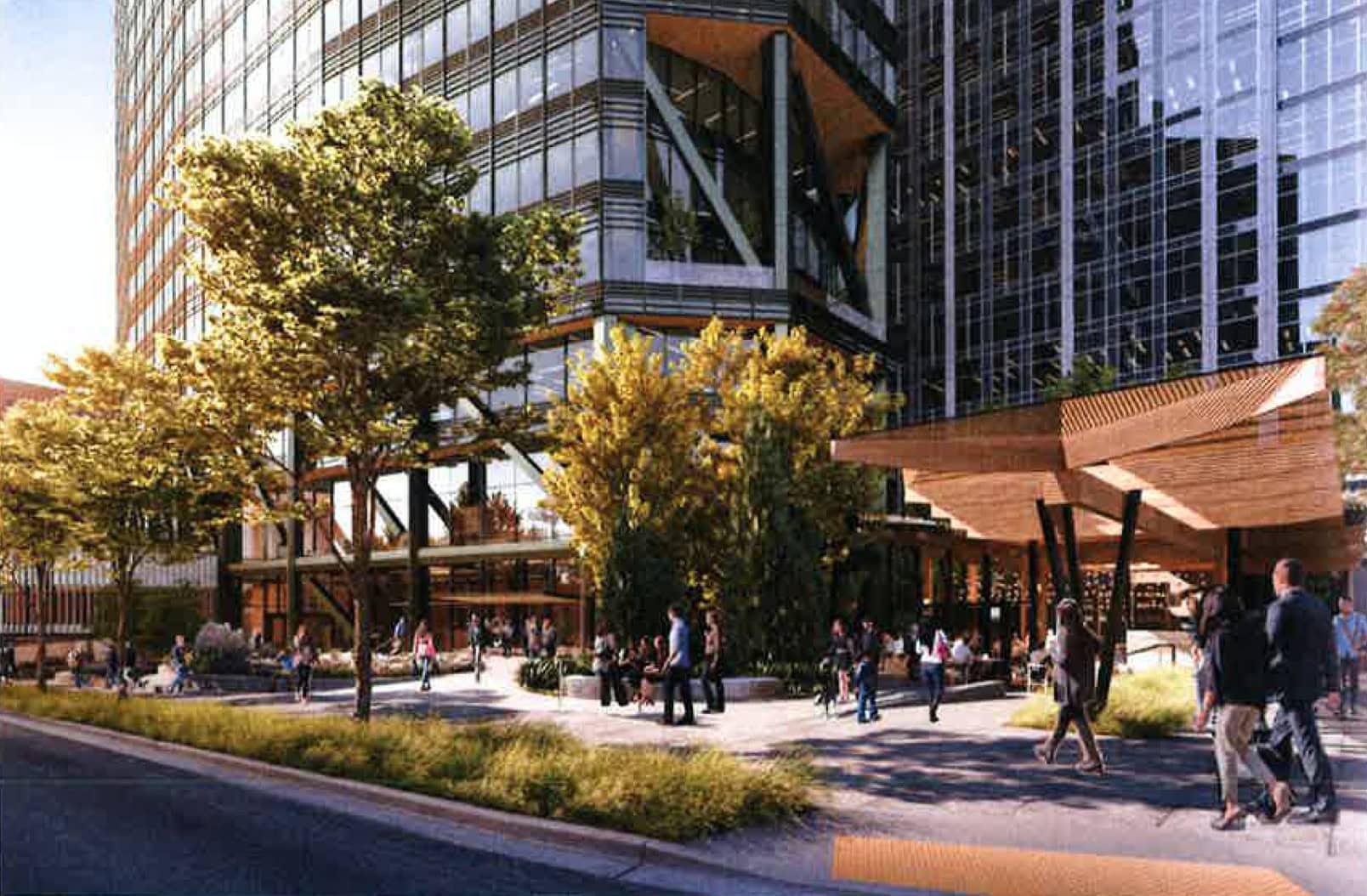 Developer, Skanska, to Demolish 3 Buildings in Bellevue for 25-Story Office Tower