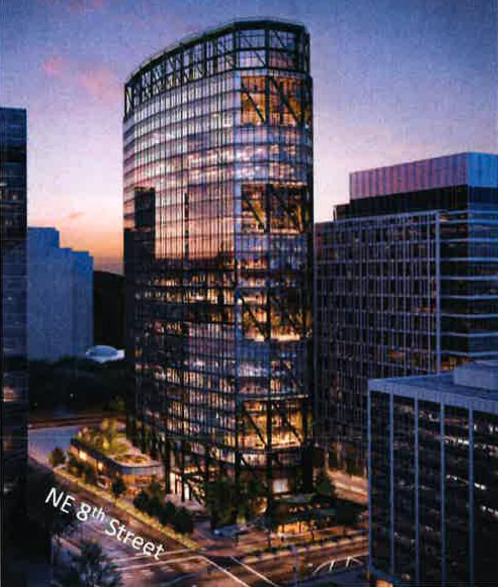 Developer, Skanska, to Demolish 3 Buildings in Bellevue for 25-Story Office Tower