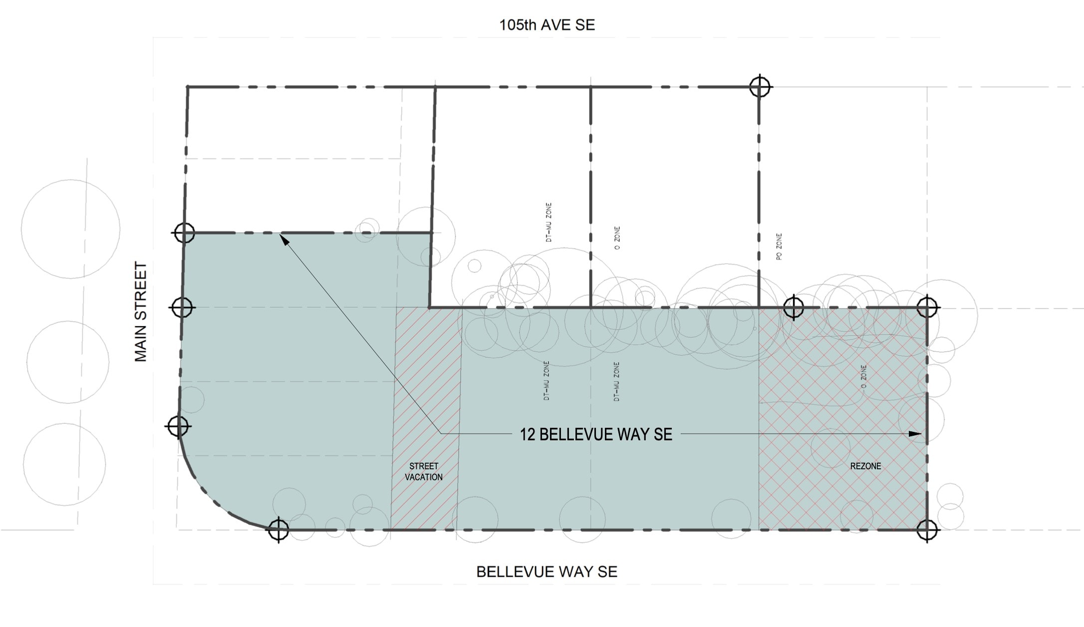 Mixed-Use Development Proposed for Corner of Bellevue Way & Main St