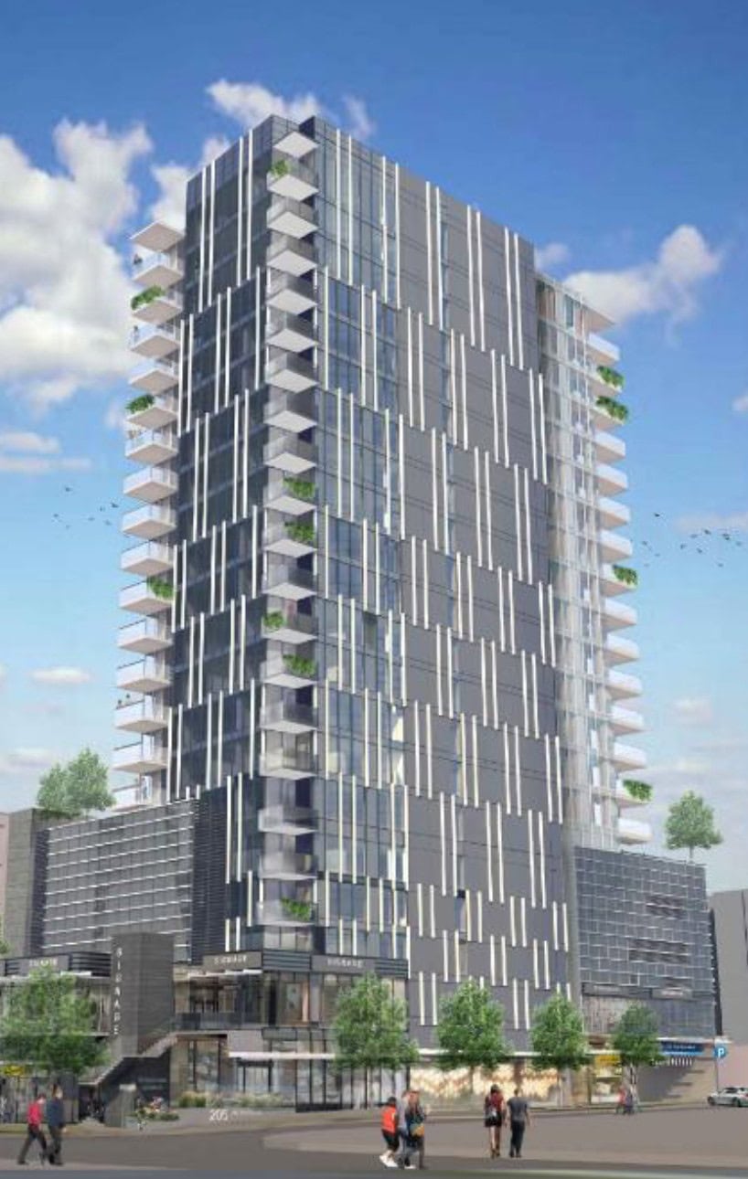 Bosa Development's 21-Story Residential Tower on 105th Ave Receives Design Approval