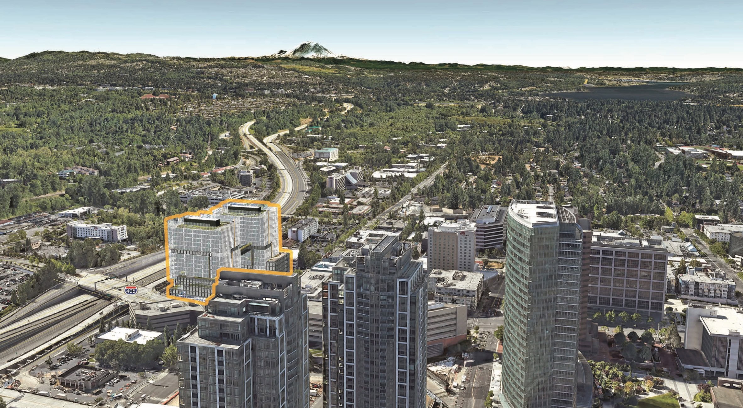 Proposed Development on 112th to Include Two 16-Story Office Buildings, Restaurant, Retail Space