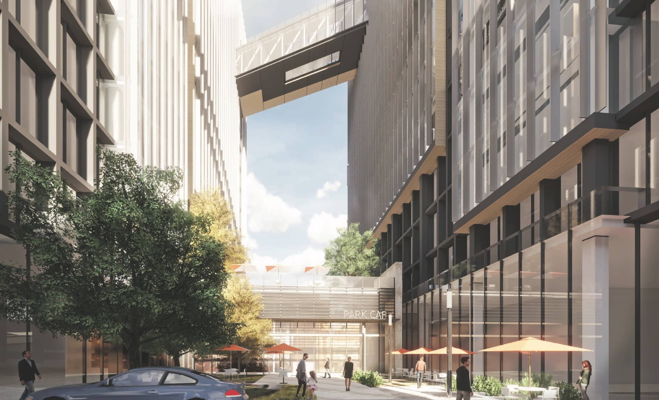 Proposed Development on 112th to Include Two 16-Story Office Buildings, Restaurant, Retail Space