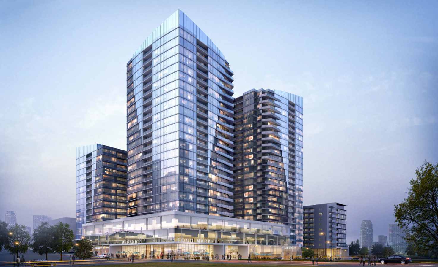 7-Tower Major Mixed-Use Development in Bellevue Submitted for Design ...