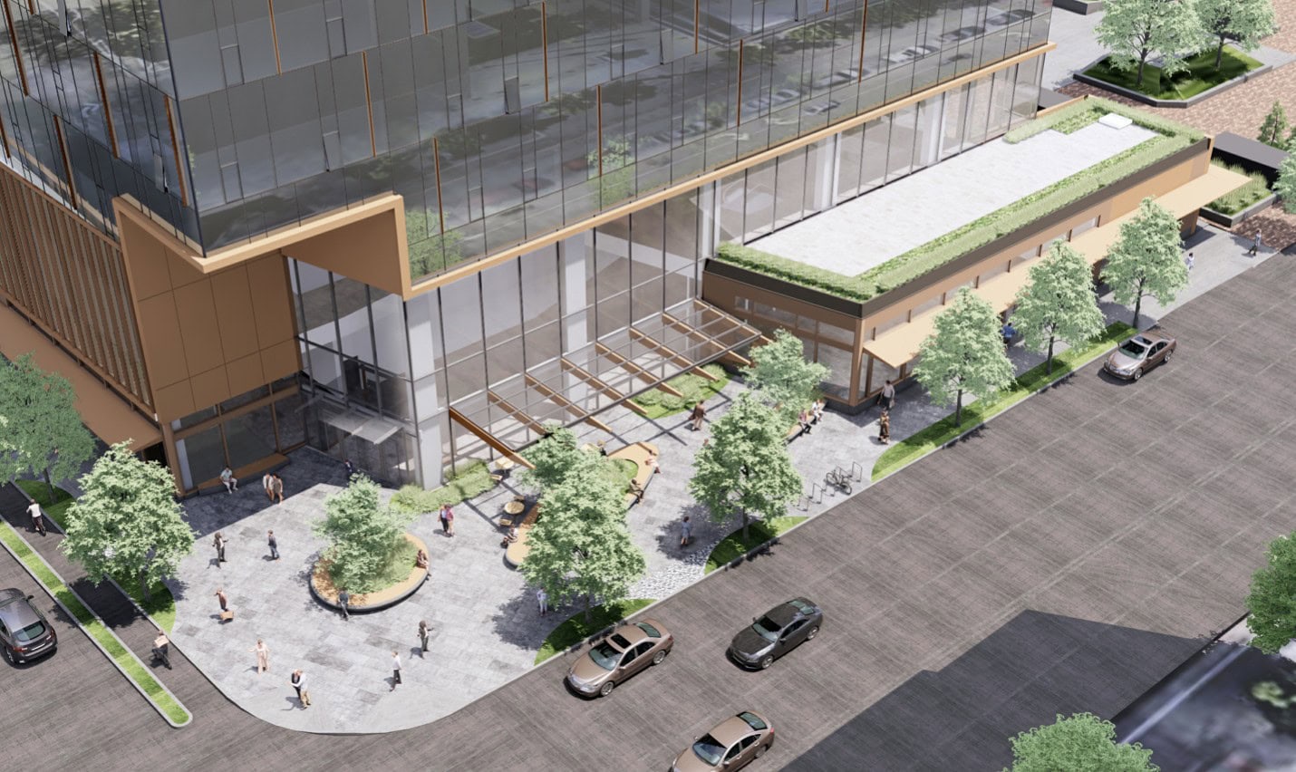 18-Story Mixed-Use Development in Bellevue Submitted for Design Review