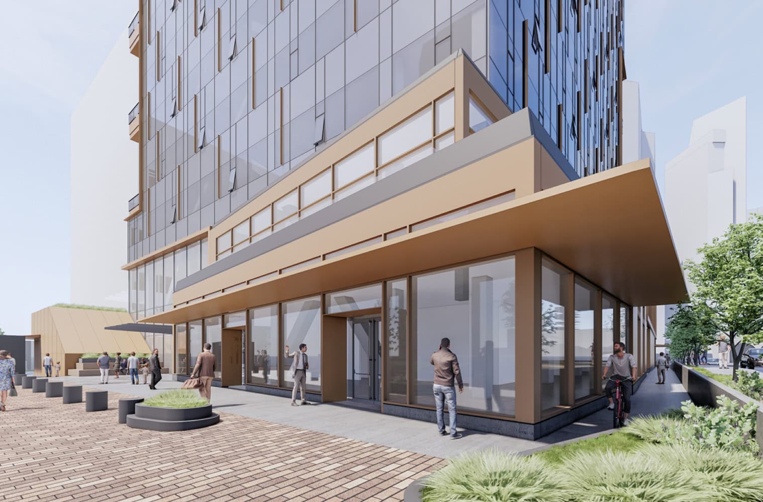 18-Story Mixed-Use Development in Bellevue Submitted for Design Review