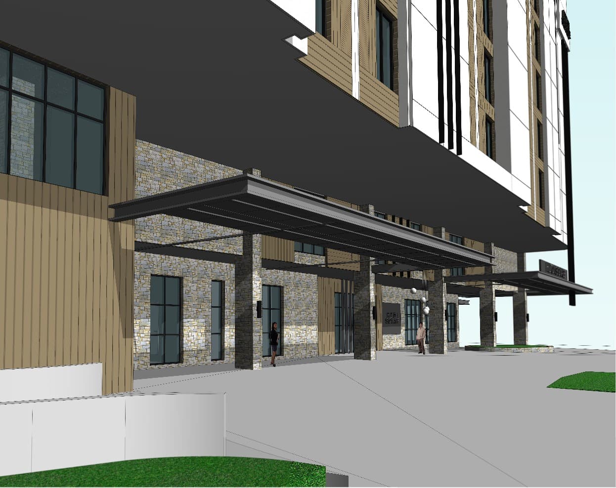 Washington Square 8-Story Hotel Project Submitted for Design Review