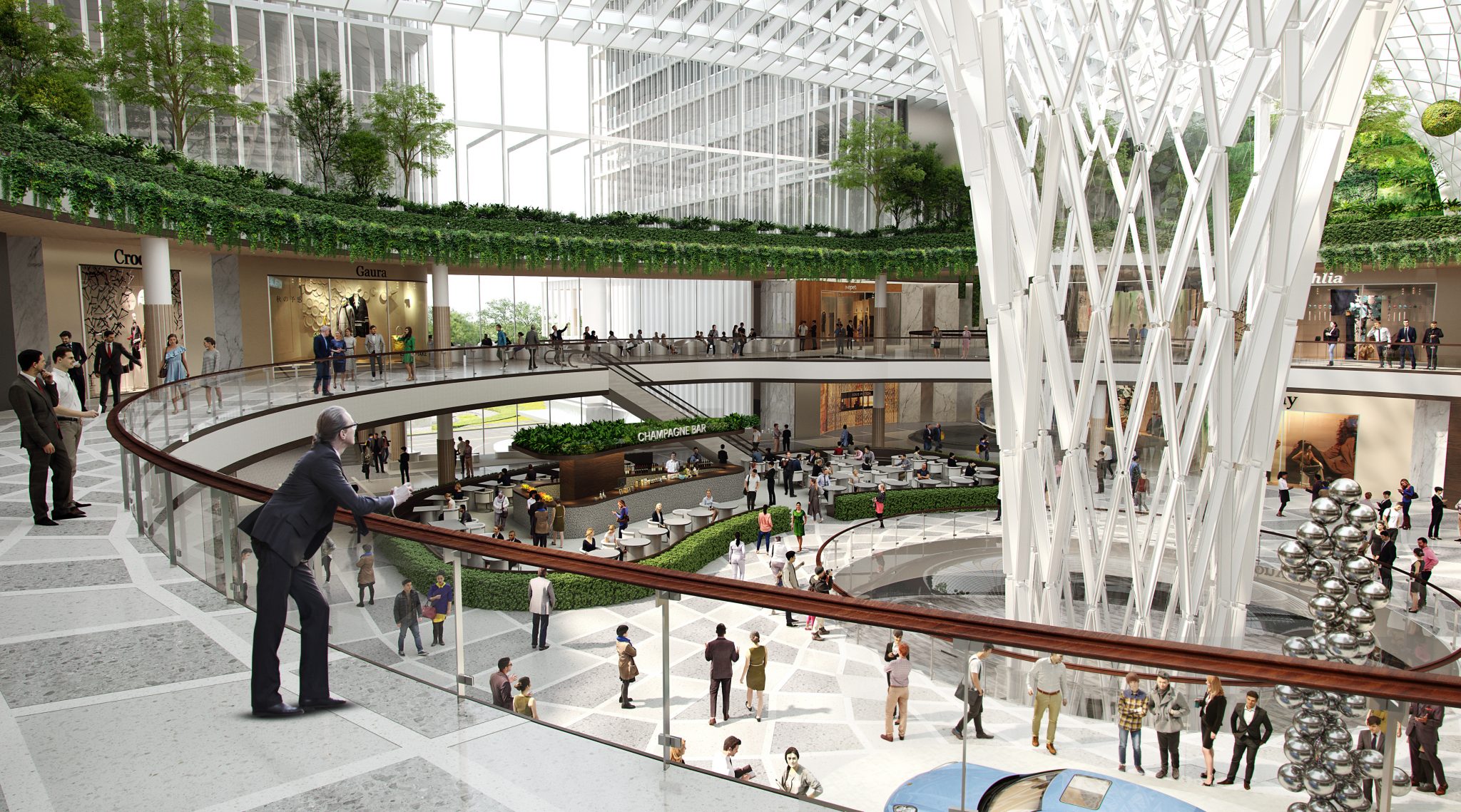 The Bellevue - Bellevue Square Expansion Interior on second level