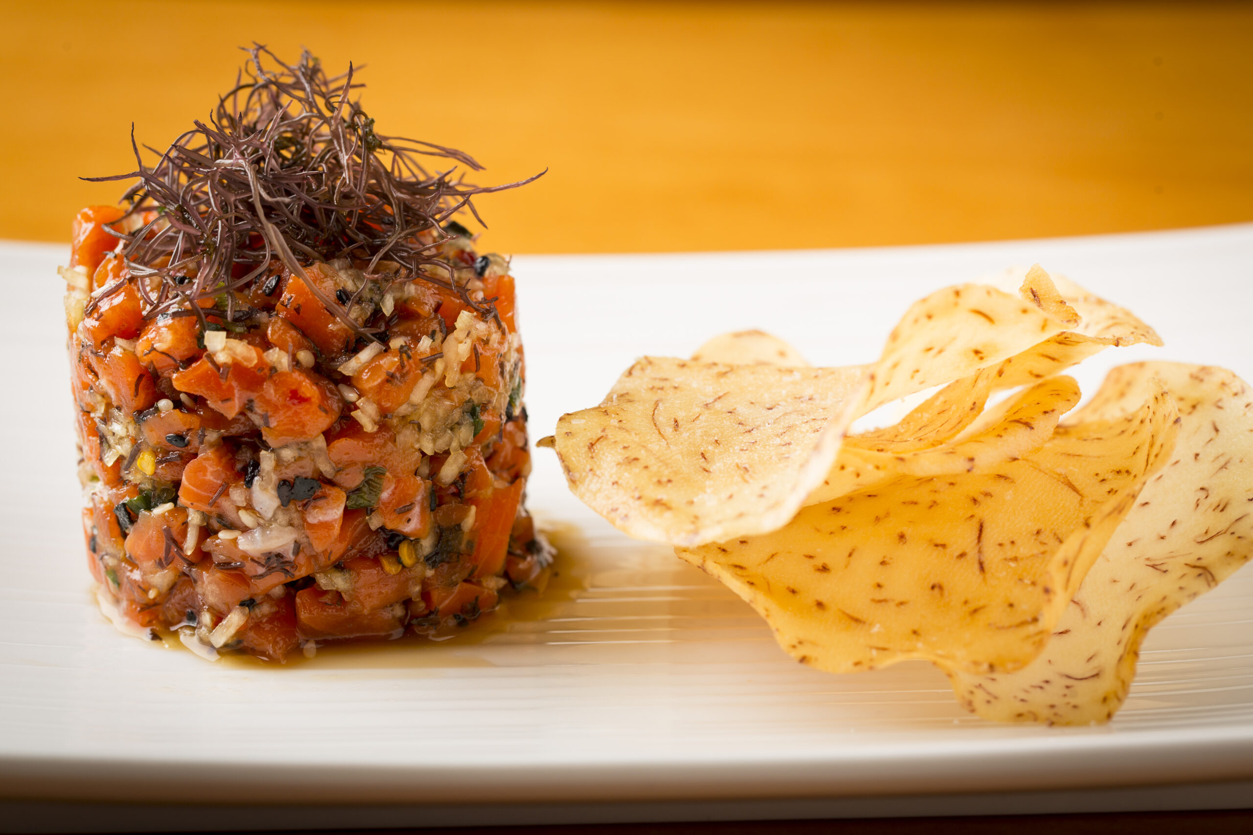 Salmon Poke Horiz at Seastar Restaurant and Raw Bar