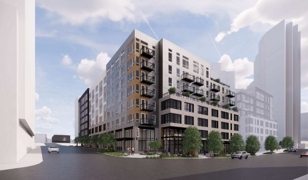 Bellevue 200, Mixed-Use, Residential Building