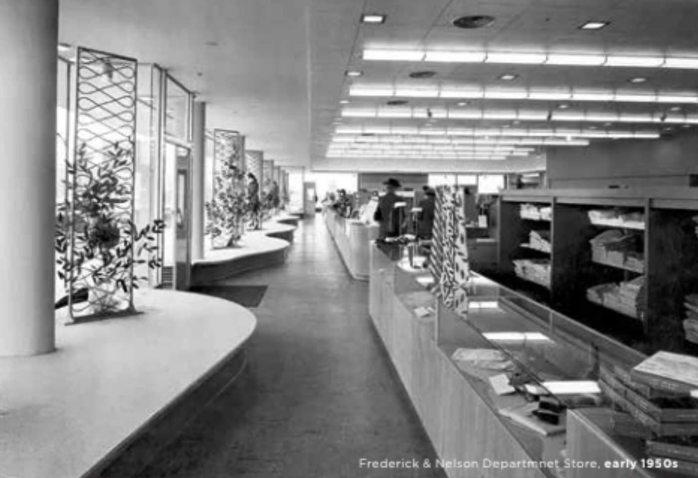 Fredrick & Nelson's Department Store in the early 1950s in Bellevue