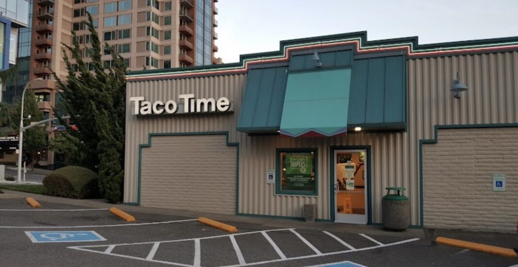 Taco Time in Downtown Bellevue Now Closed Taco TIme Downtown Bellevue