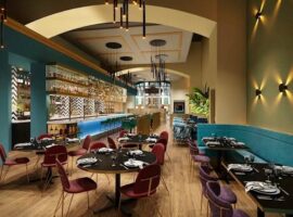 Farzi Cafe, Rendering Credit: Sue Genty Interior Design, Inc.