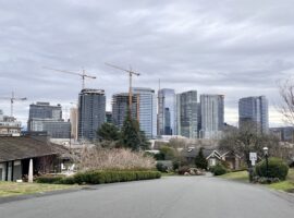 Bellevue City Skyline from Vuecrest