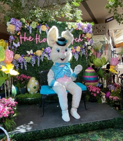 The Easter Bunny at Bellevue Square, Photo Courtesy: The Bellevue Collection