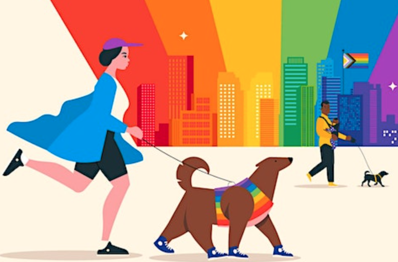 Paws & Pride Dog Jog & Walk to Celebrate Pride Month in Bellevue on