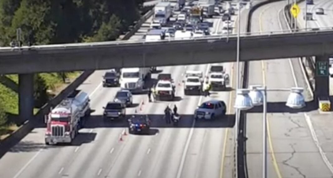 Bellevue Motorcycle Officer Injured after Fall onto Southbound Lanes of I-5 Bellevue Police Officer Injured