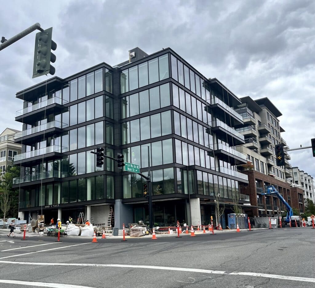 Photo inspiration: Fresh Look at Luxury Condo Building In Old Bellevue Nears Completion Resident