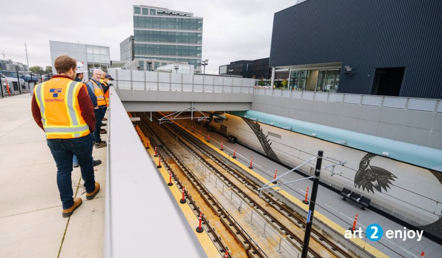 2 Line Riders Can Explore New Public Art on Eastside 2 Line Opening Art Spring District