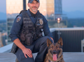 Bellevue PD with K9 Walter