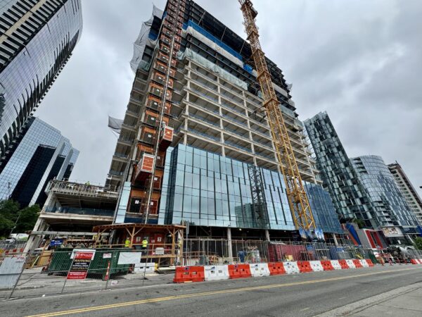 Bellevue Office Tower Reaches Full Height After Two Years of Construction