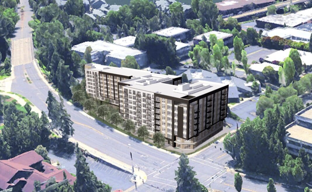 8-Story Apartment Building Proposed for Bellevue’s Wilburton Neighborhood Broadstone North Wilburton