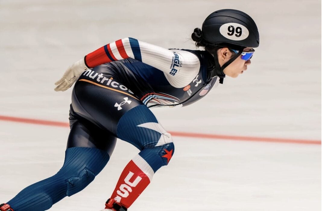 Bellevue Native Competes for Team USA in Olympic Speed Skating Relay Eunice Lee