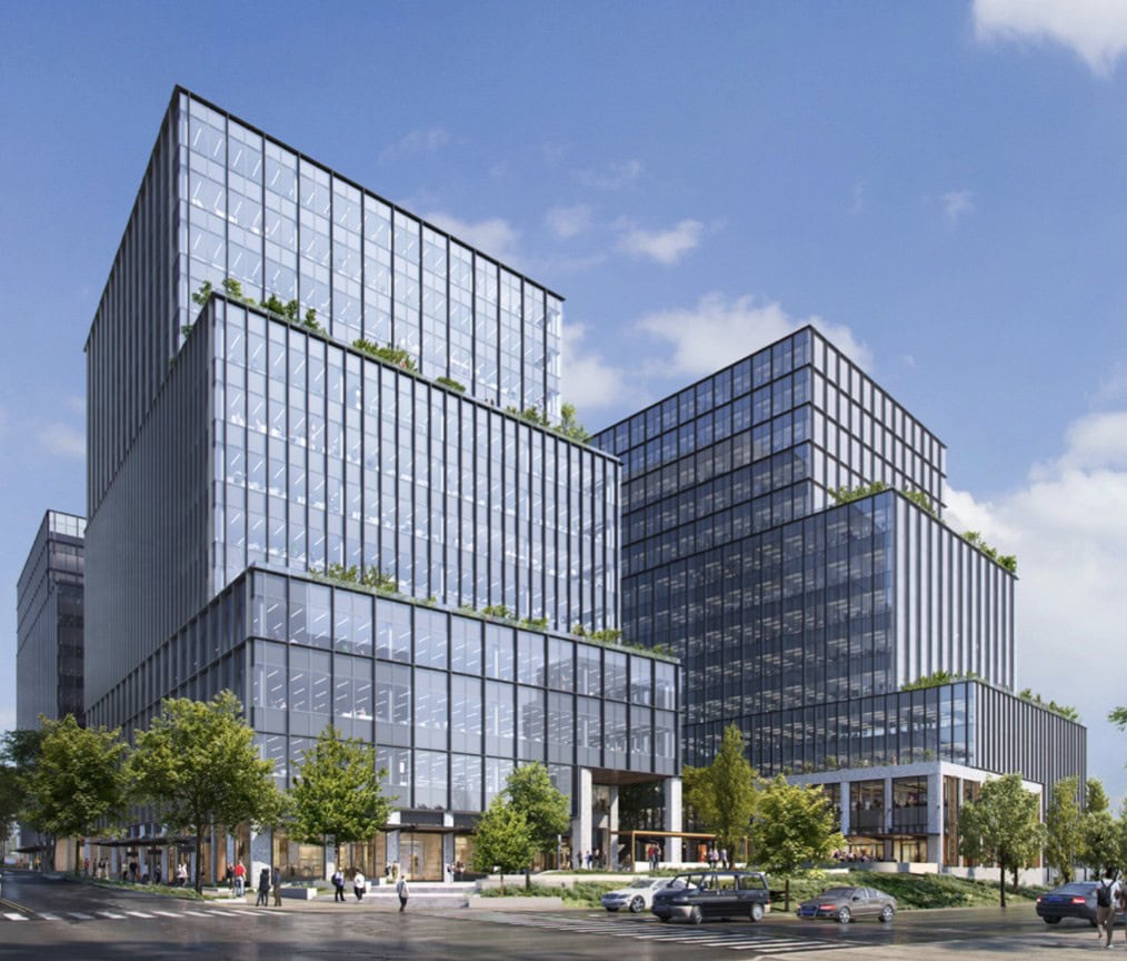 Four-Tower, 1M Square-Foot Office Project Proposed at 112th & Main in Bellevue Belle Vista on 112th