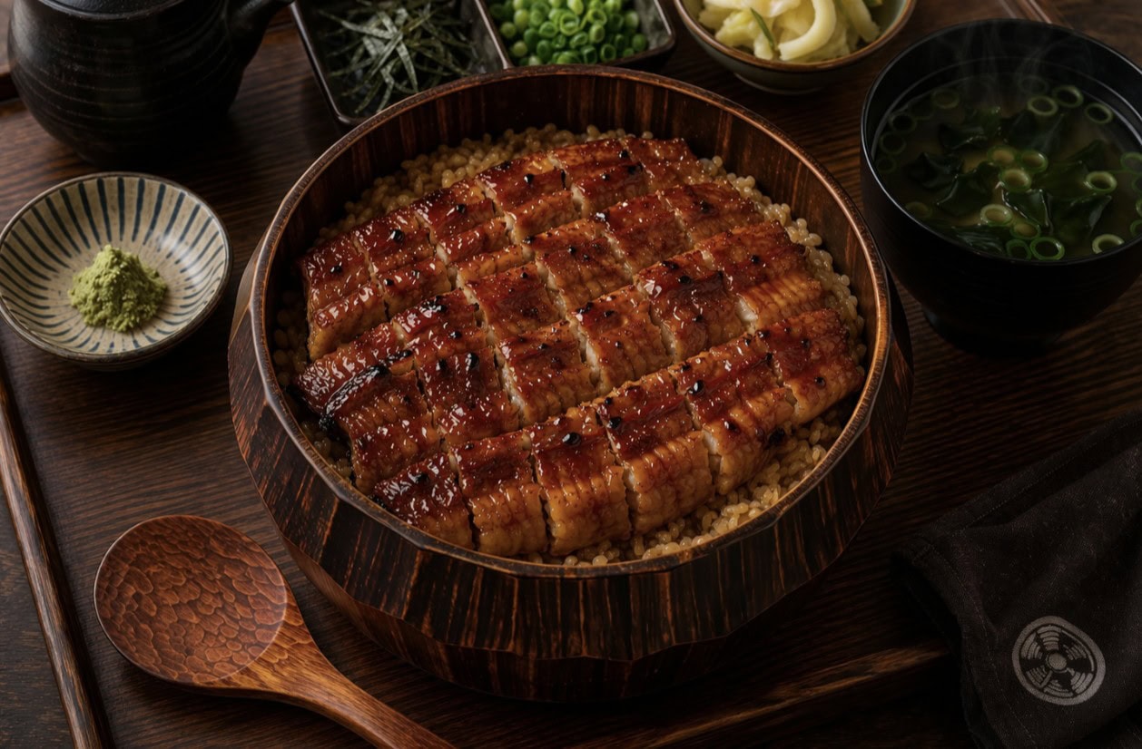 Kohaku Kabayaki Unagi Set