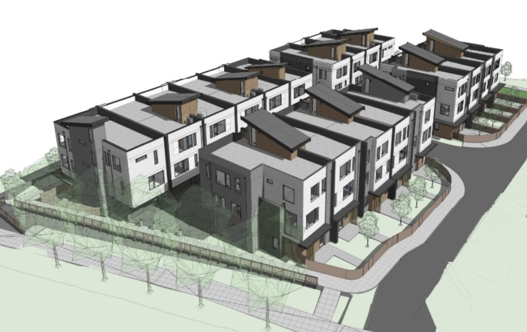 Bellevue Approves 4-Building Townhome Project with Play Space Soma Bel-Red Townhomes